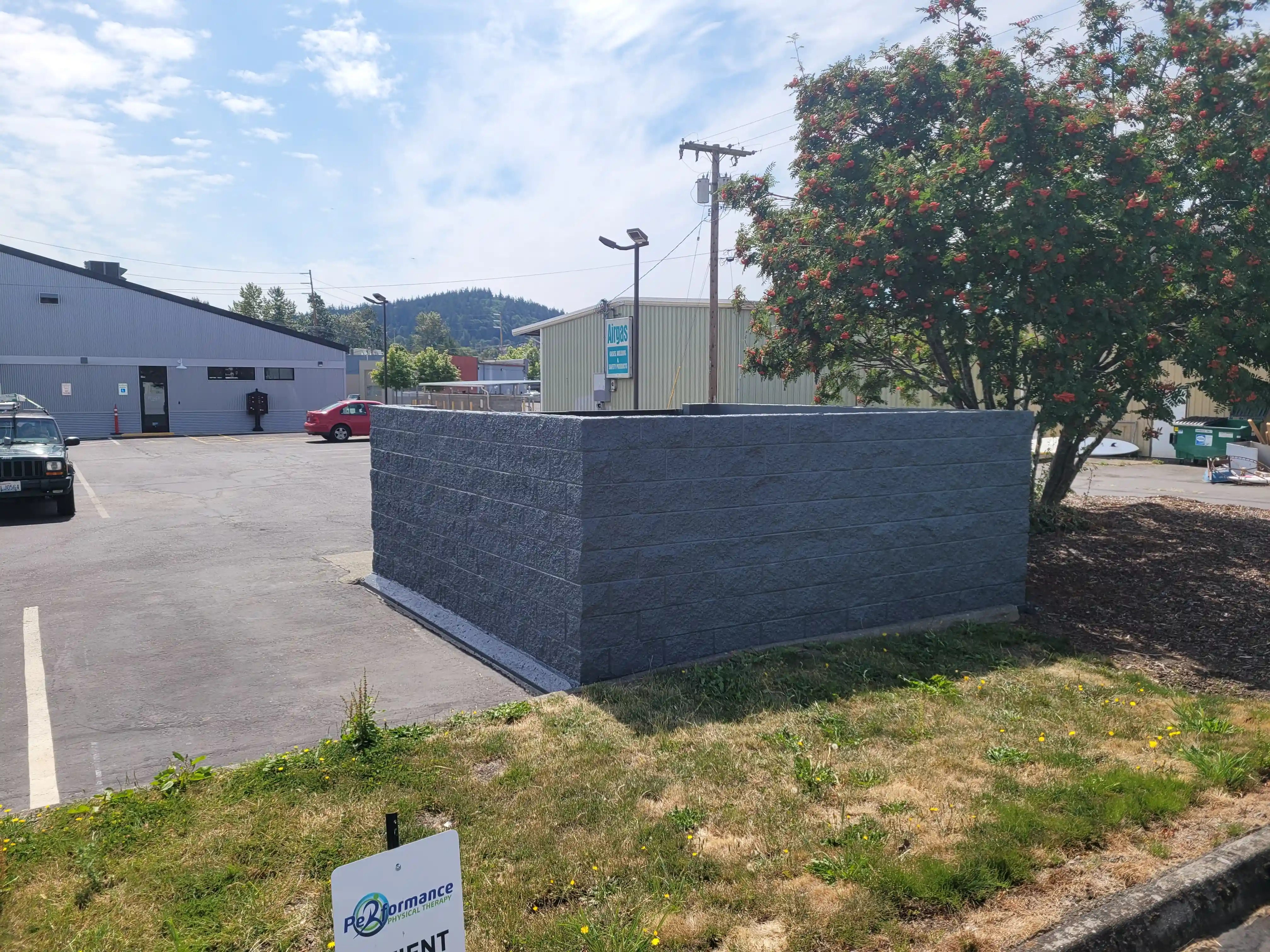 Garbage Enclosure Graffiti Coverup - Exterior Painting - After 4